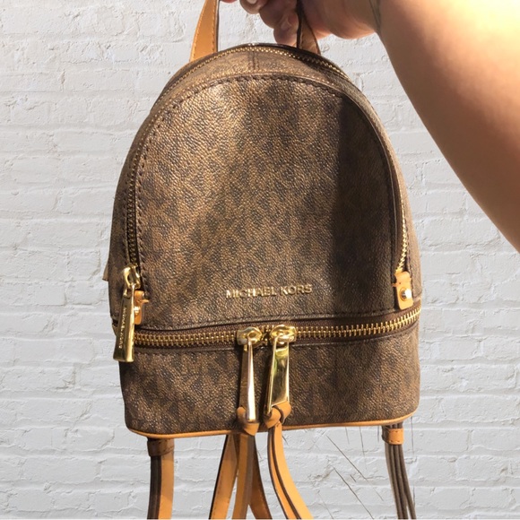 MICHAEL Michael Kors Handbags - Authentic mini rhea Michael Kors backpack